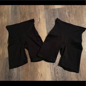 2 pairs SPANX shorts